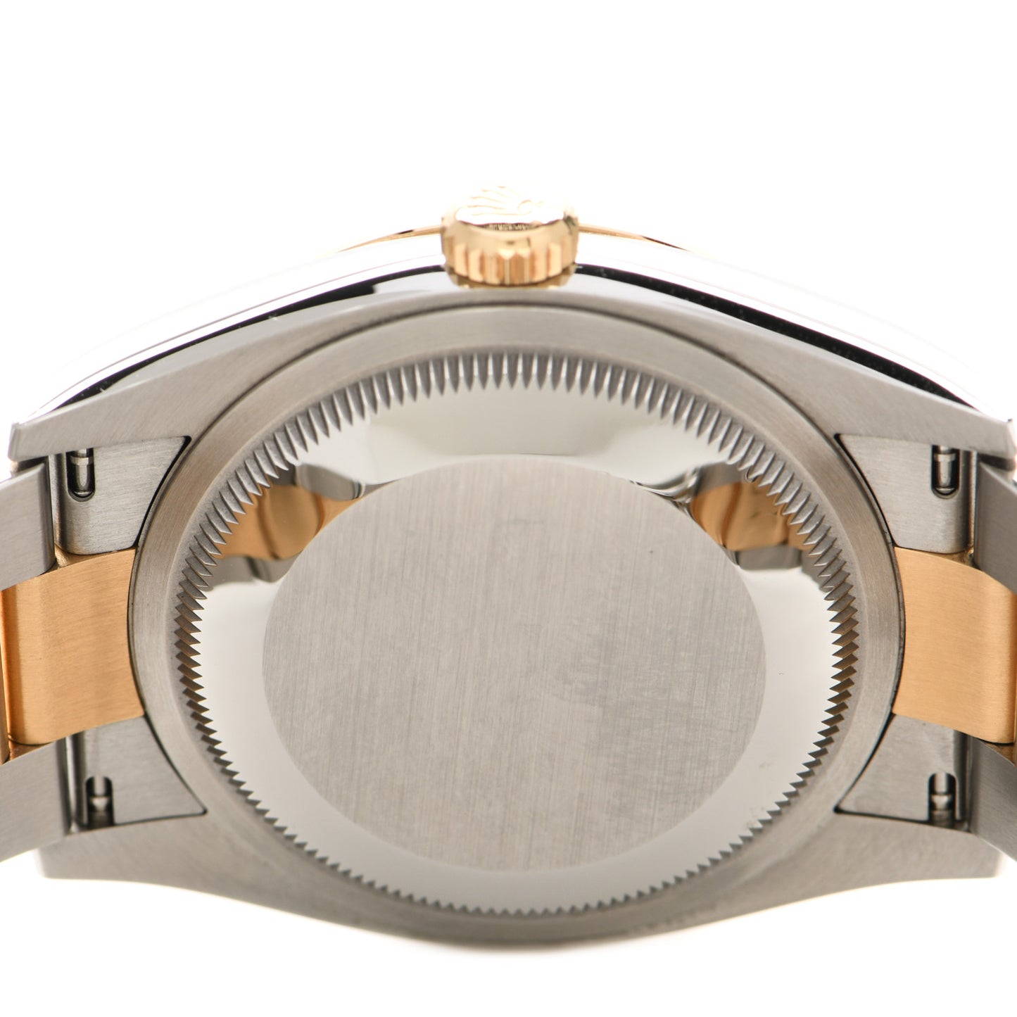 Stainless Steel 18K Yellow Gold 36mm Oyster Perpetual Datejust Watch White Roman 126203