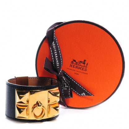 Hermes Box Collier de Chien CDC Bracelet Small Black 5 of 6