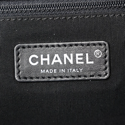 Chanel Vinyl Large La Pausa Bay Shopping Bag Black 6 of 11