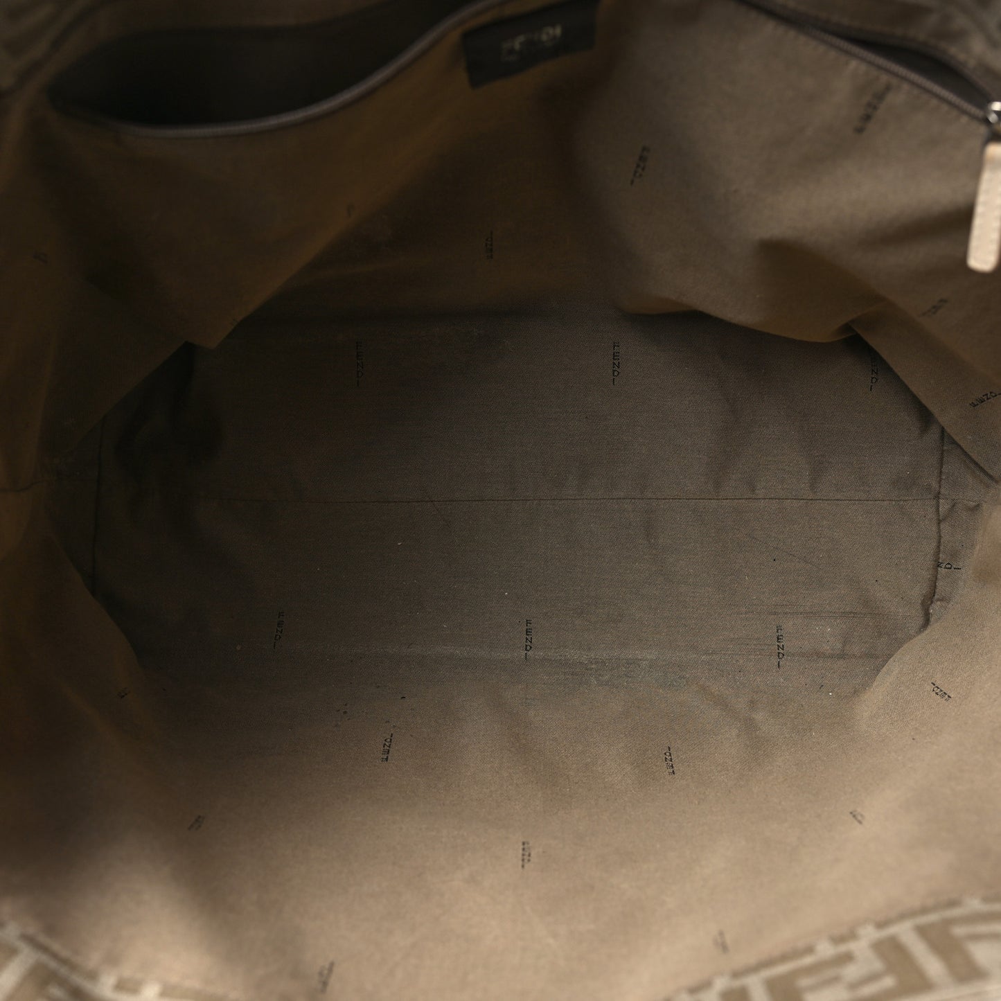 Zucca Spalmati Large Tote Kaki Pietra