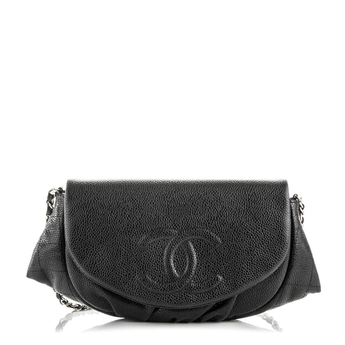 Caviar Half Moon Wallet On Chain WOC Black