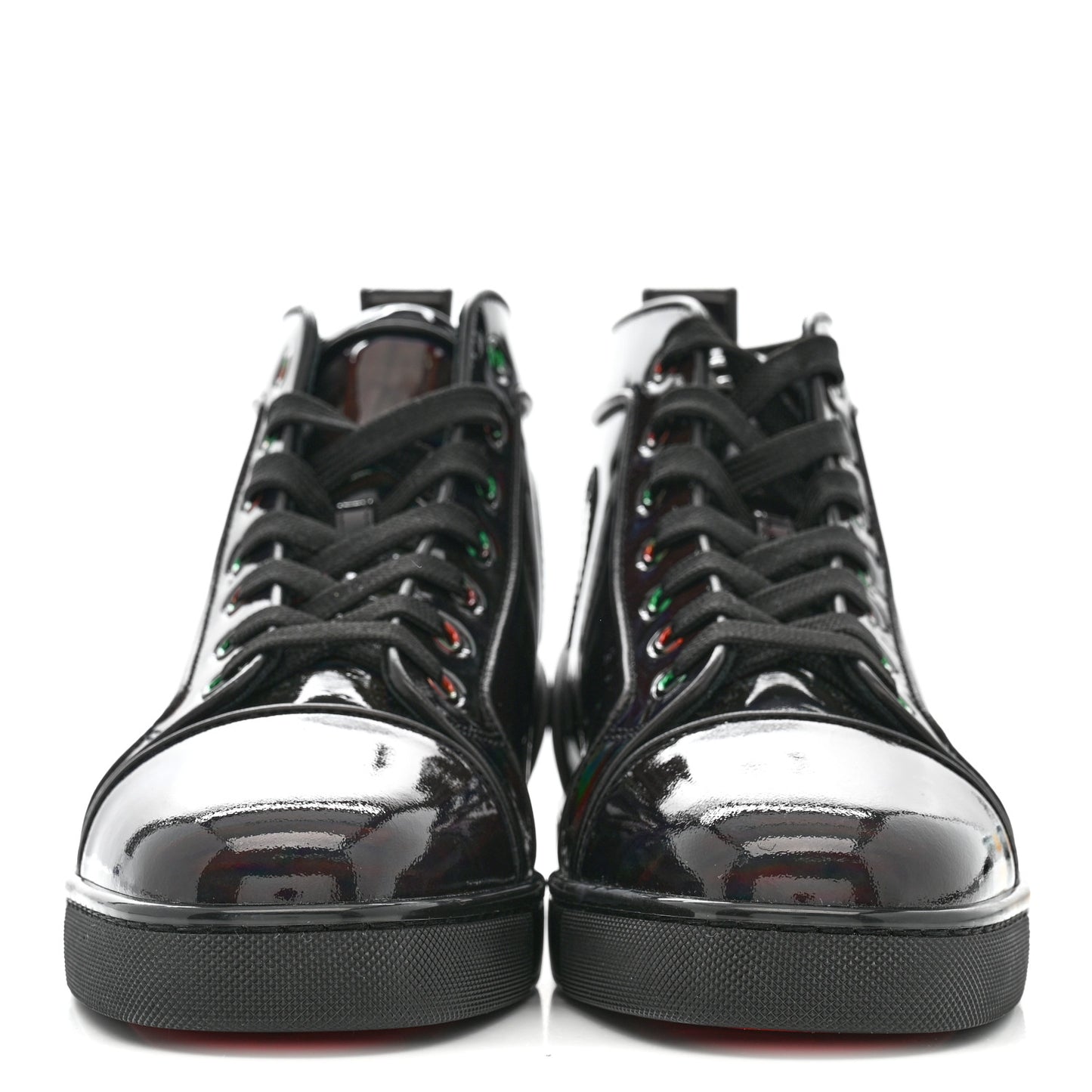 Patent Psychic Mens Louis Orlato Flat Sneakers 39 Black