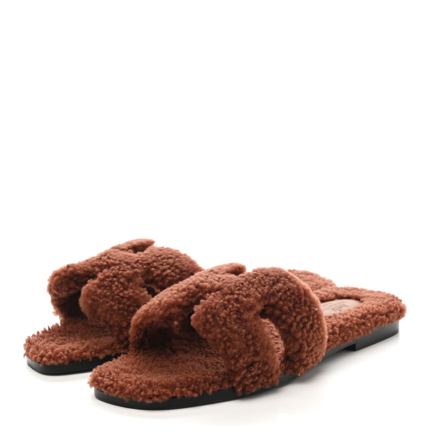 Woolskin Oran Sandals 37 Cognac