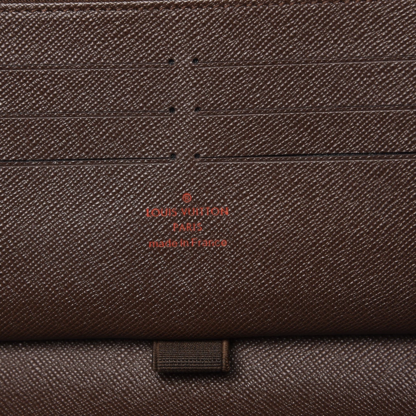 Damier Ebene Zippy Organizer Wallet