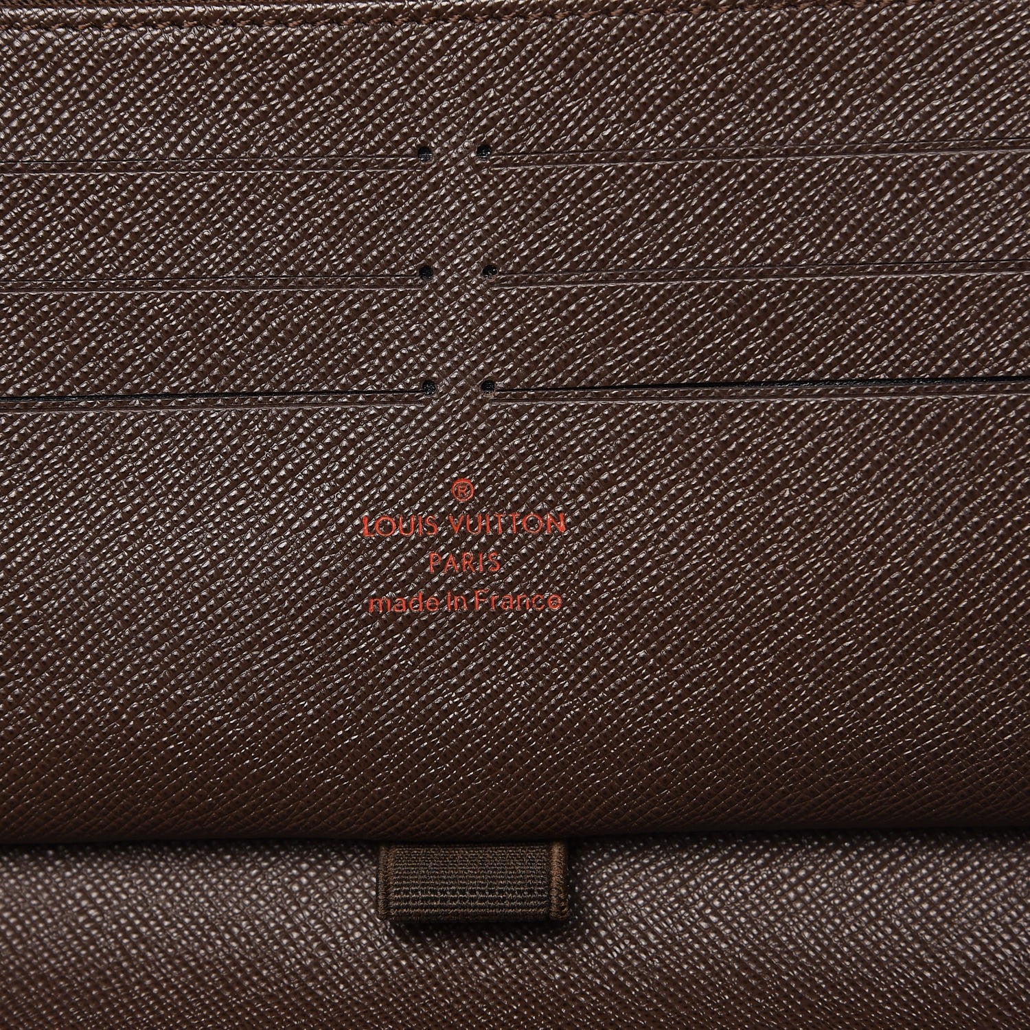 Louis Vuitton Damier Ebene Zippy Organizer Wallet 6 of 8