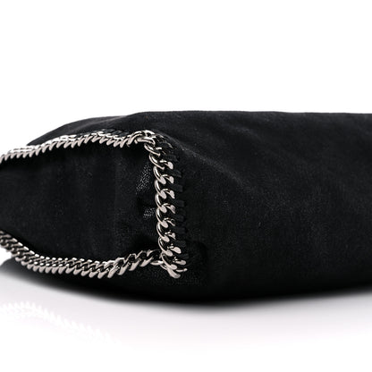 Stella McCartney Shaggy Deer Falabella Fold Over Tote Black 7 of 9