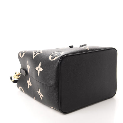 Louis Vuitton Empreinte Monogram Giant Neonoe MM Black Beige 6 of 12