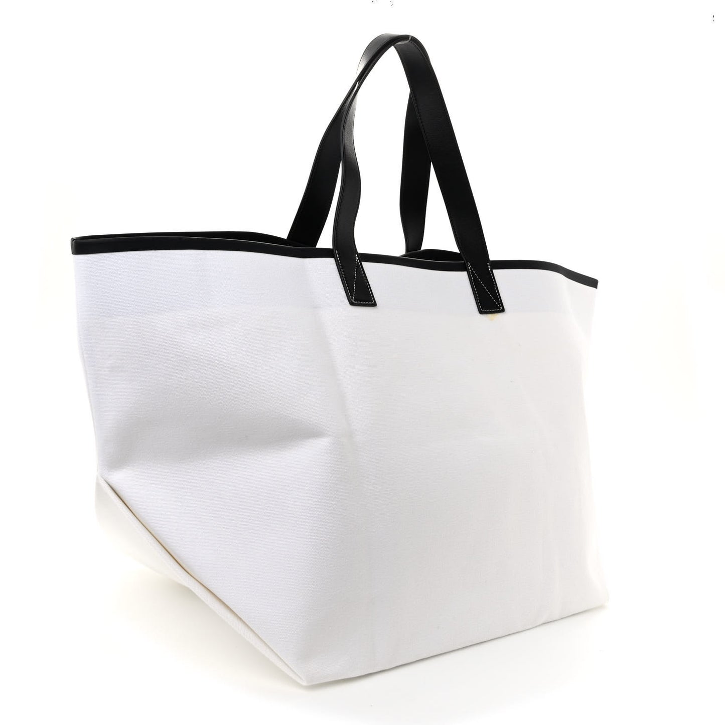 Textile Medium Made In Tote White Black