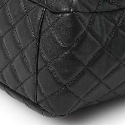 Chanel Calfskin Quilted Small XXL Travel Flap Bag Black 10 of 10