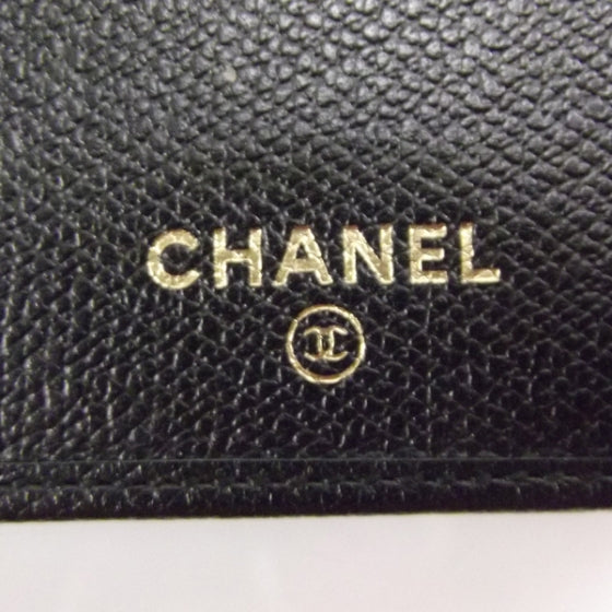 Chanel Leather Wallet Black 8 of 10