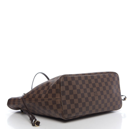 Louis Vuitton Damier Ebene Neo Neverfull MM Rose Ballerine 4 of 9