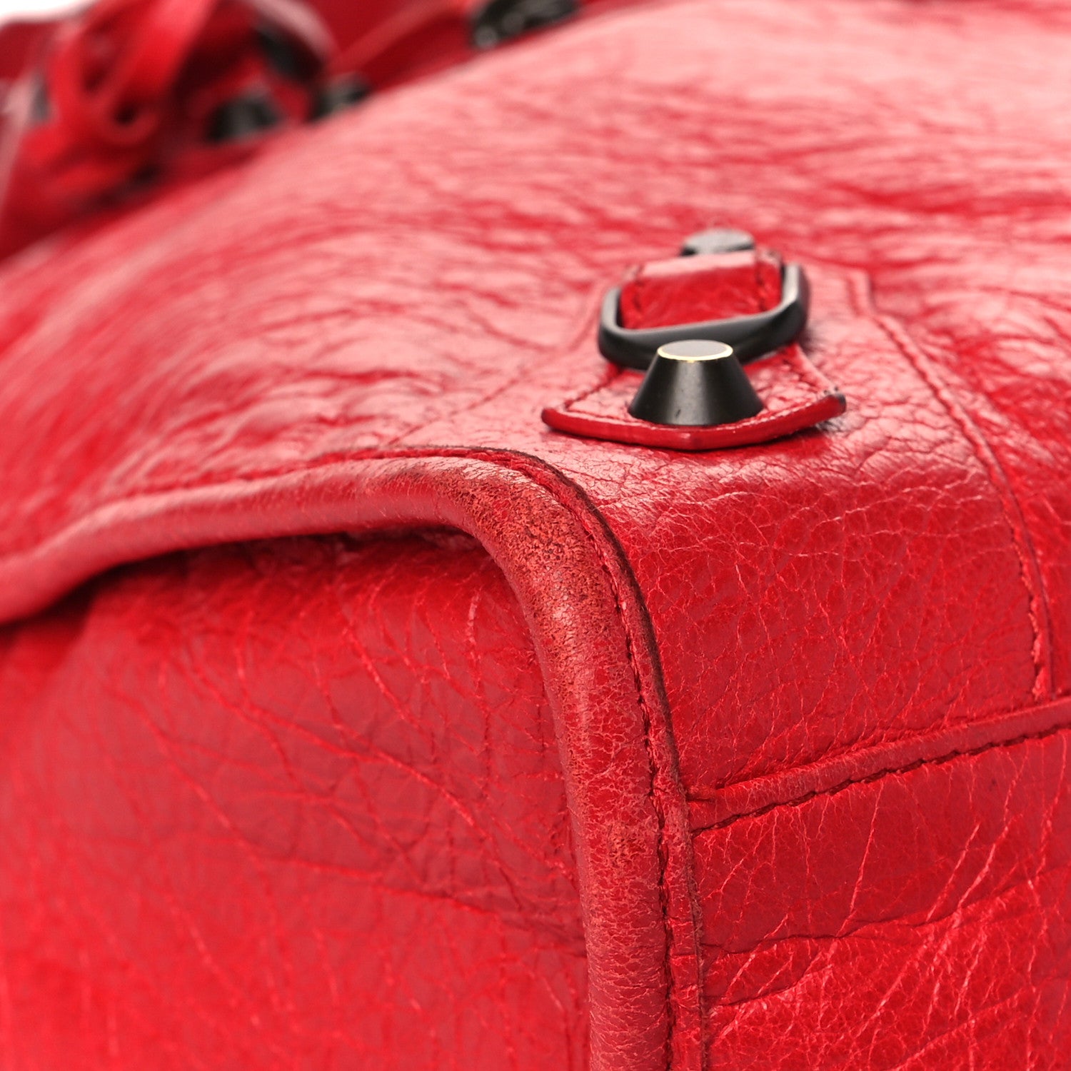 Balenciaga Agneau Classic Hardware City Rouge Cardinal 9 of 12