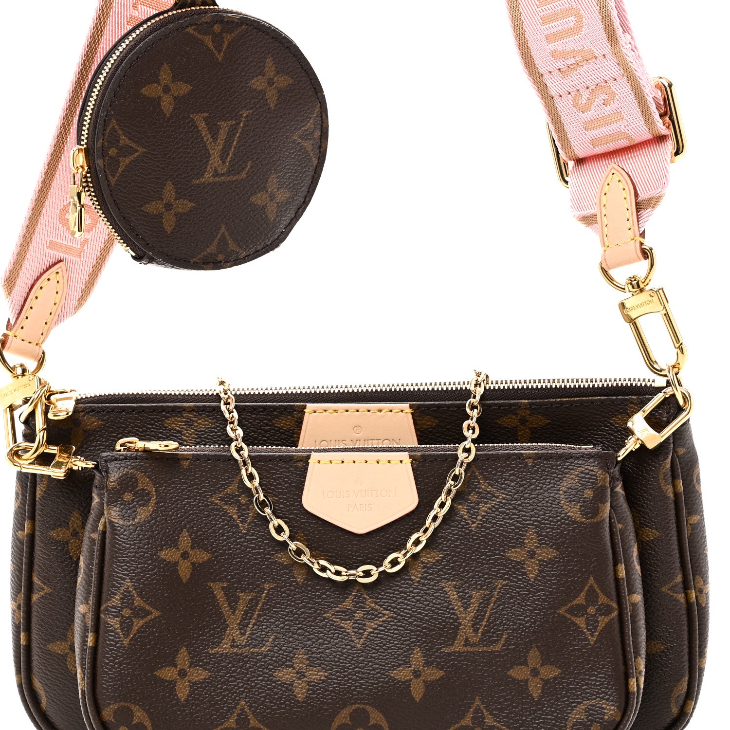Louis Vuitton Monogram Multi Pochette Accessories Rose Clair 8 of 10