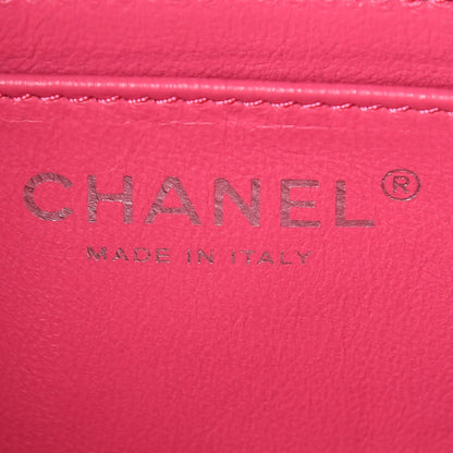 Chanel Lambskin Quilted Mini Rectangular Flap Fuchsia 6 of 19