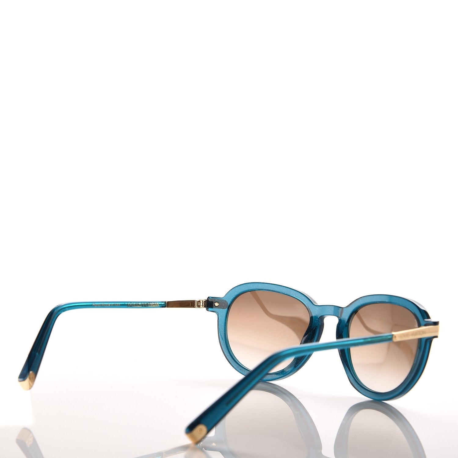 Louis Vuitton Glitter Berry Sunglasses Z0635W Petrole Blue 4 of 7