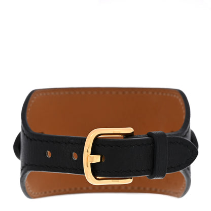 Hermes Swift Heritage Equestre Cuff Bracelet T2 Black 3 of 5