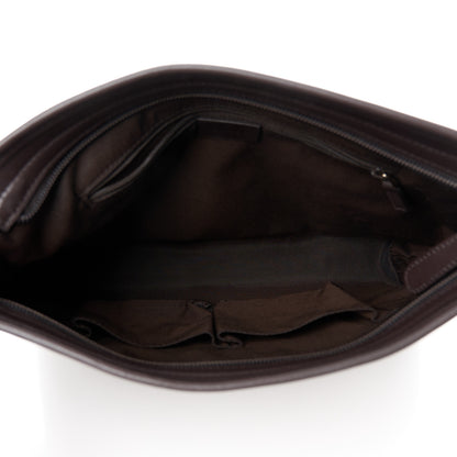 Gucci GG Plus Monogram Medium Flat Messenger Bag Dark Brown 4 of 9