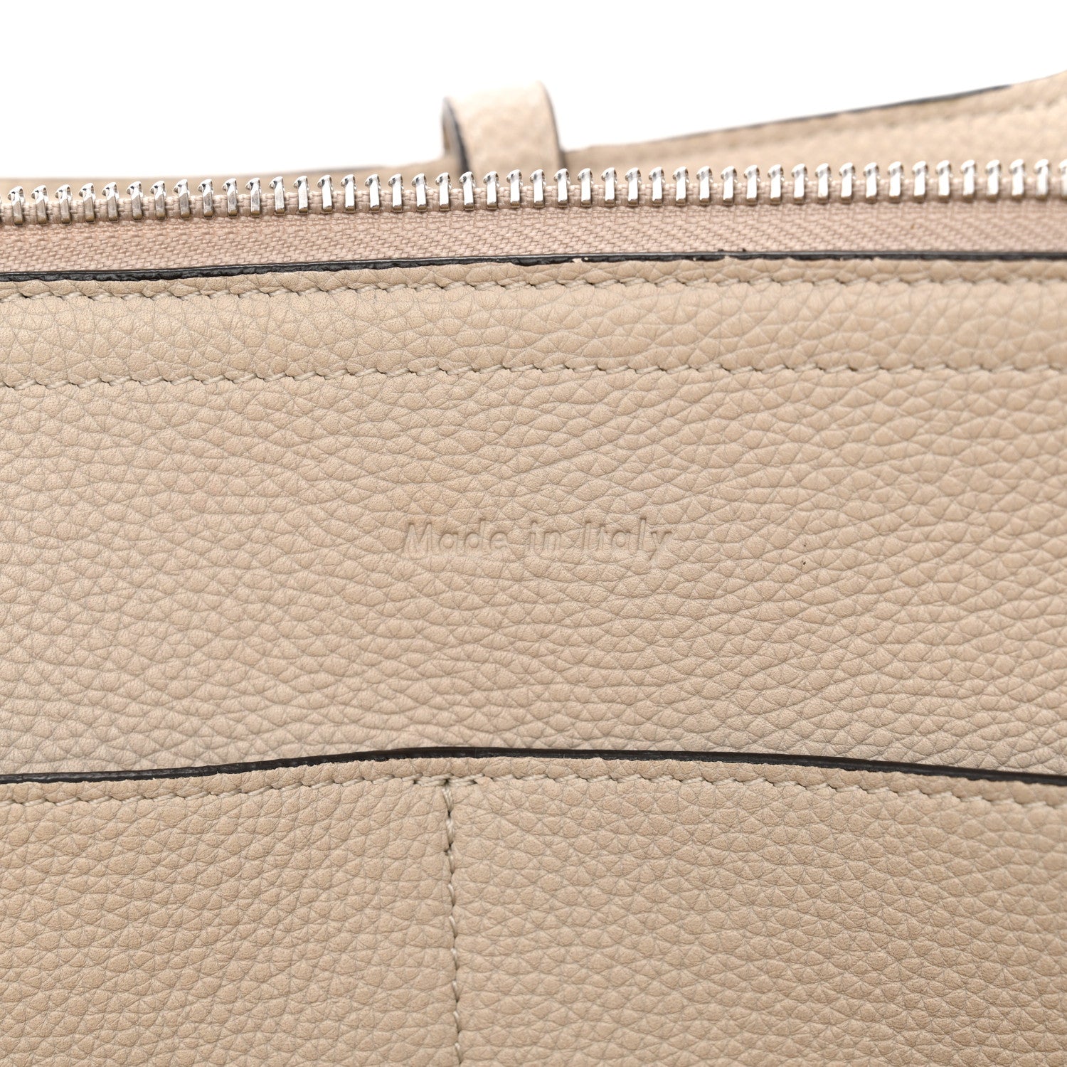 Celine Baby Grained Calfskin Medium Tri-Fold Bag Dune 6 of 12
