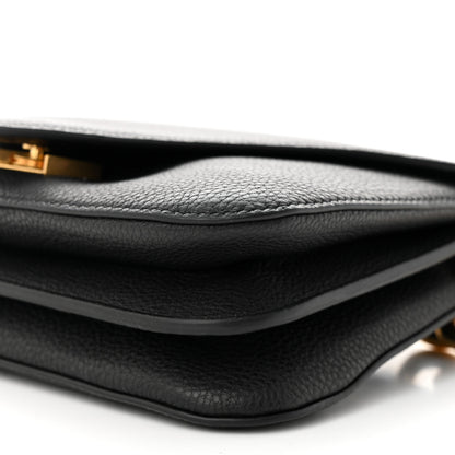 Bottega Veneta Calfskin Mount Envelope Bag Black 10 of 10