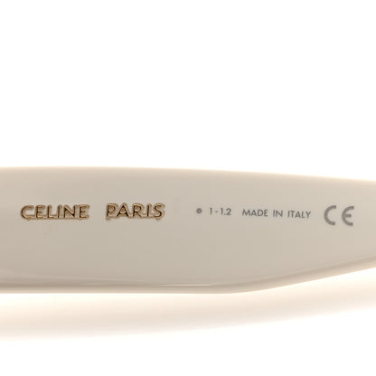 Celine Acetate Cat Eye Sunglasses CL402251 White 5 of 9