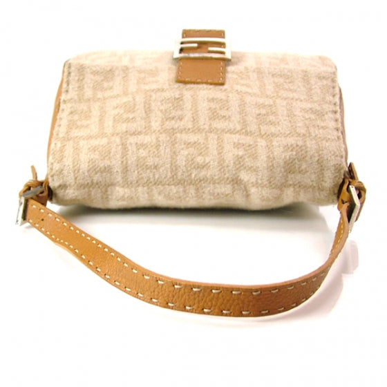 Cashmere Calfskin Romano Selleria Mama Baguette Honey