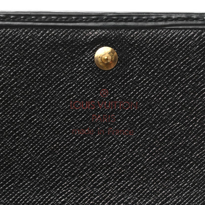 Louis Vuitton Epi Porte-Monnaie Billets Tresor Wallet Black 6 of 7