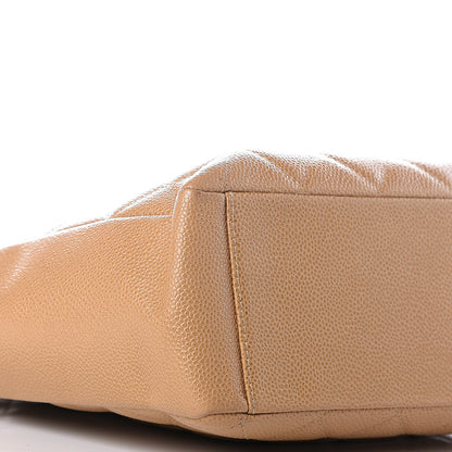 Chanel Caviar Quilted Petit Shopping Tote PST Beige 7 of 9