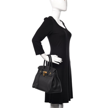 Hermes Togo Birkin 30 Black 2 of 33