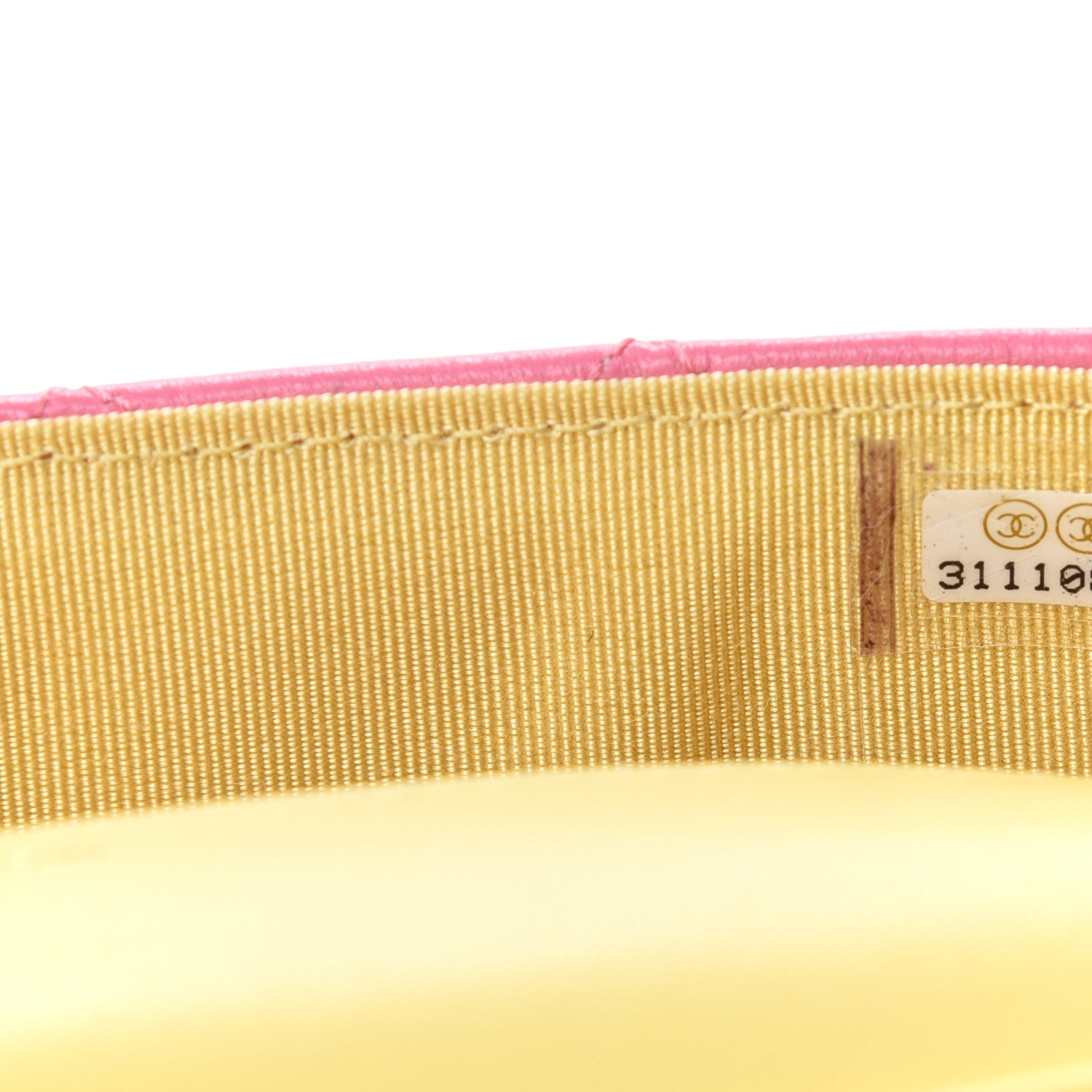Chanel Lambskin Quilted Glasses Case With Chain Pink Yellow 10 of 11