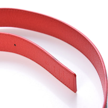 Louis Vuitton Monogram 30mm LV Initiales Reversible Belt 75 30 Coquelicot 7 of 8