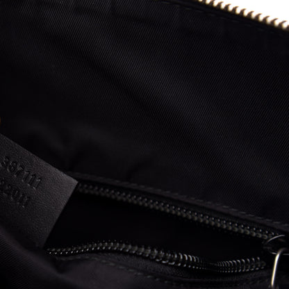 Gucci GG Supreme Monogram Web Messenger Bag Black 7 of 11