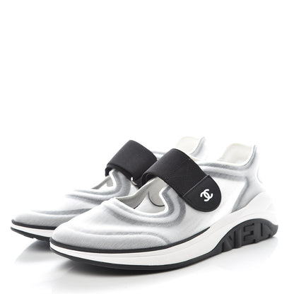 Chanel Mesh Lycra CC Sneakers 39.5 Black 3 of 7