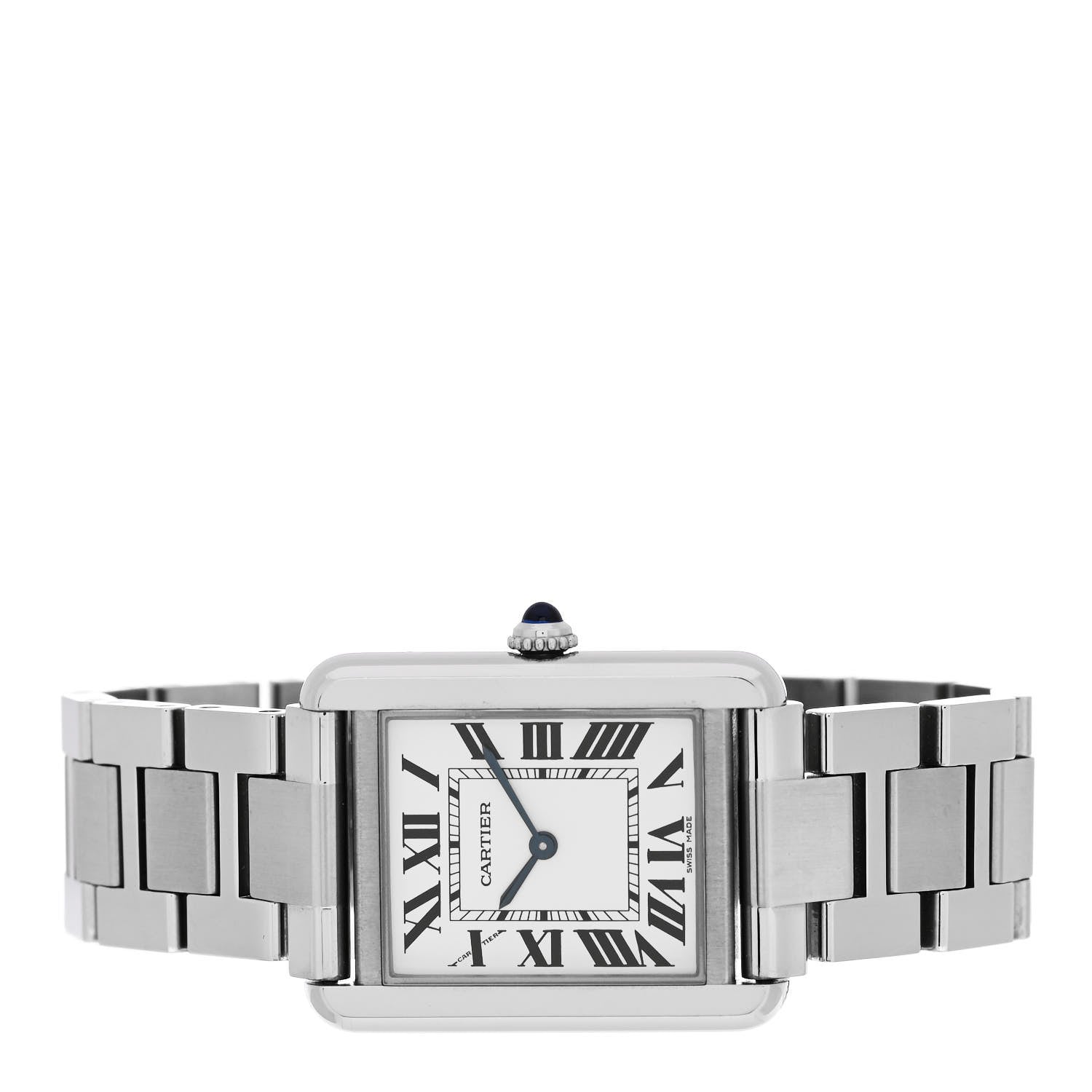 Cartier Stainless Steel 24mm Tank Solo Quartz Watch 2 of 4