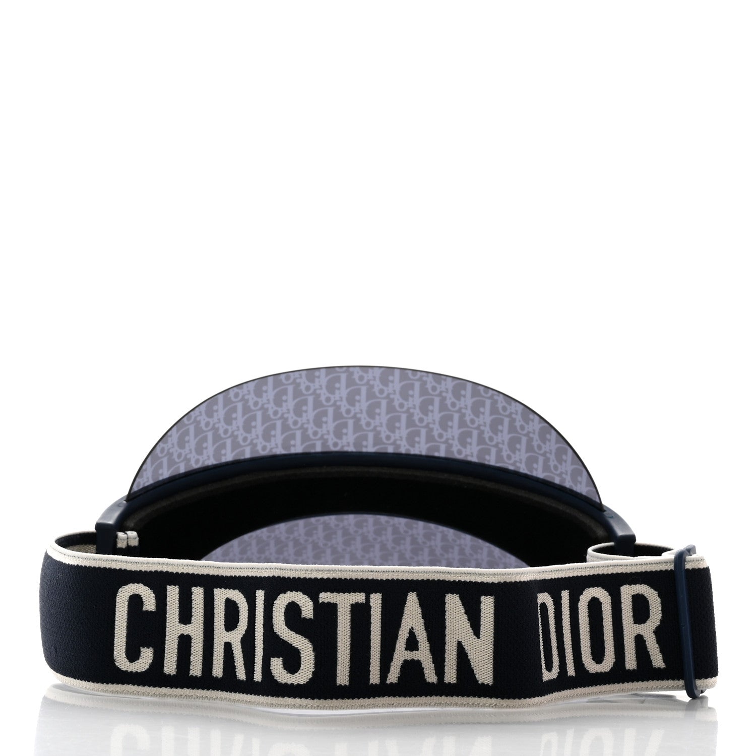 Christian Dior Oblique DiorClub V1U Sun Visor Blue 4 of 9