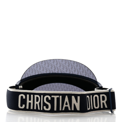 Christian Dior Oblique DiorClub V1U Sun Visor Blue 4 of 9