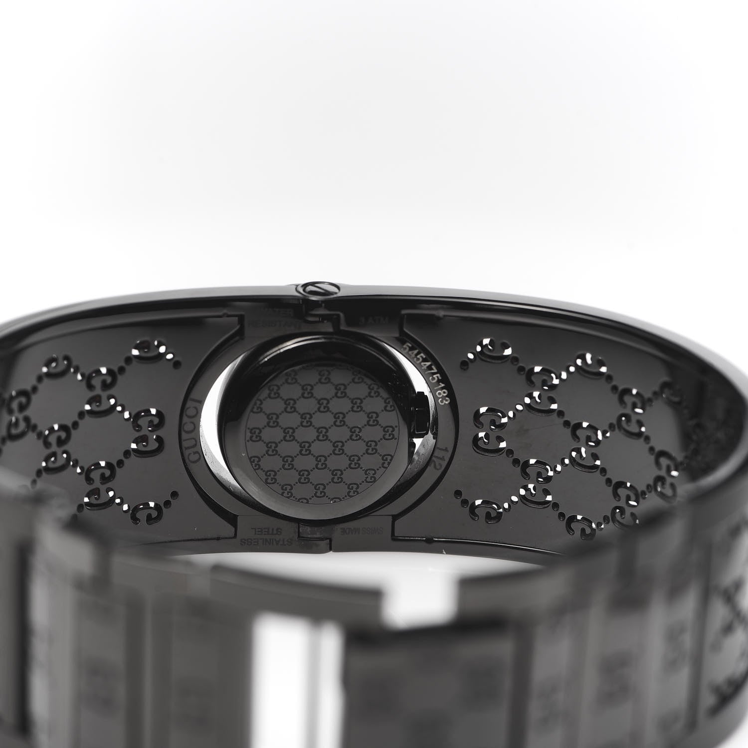 Gucci PVD Stainless Steel 23mm Twirl Quartz Watch Black 5 of 7