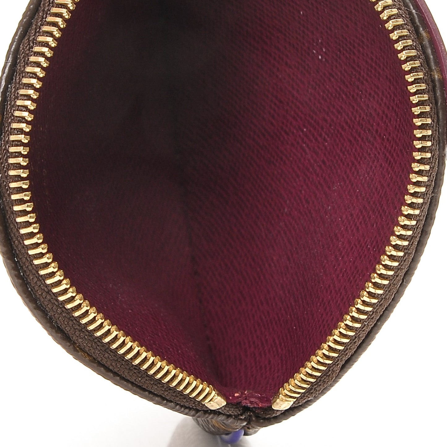 Monogram Totem Round Coin Purse Magenta