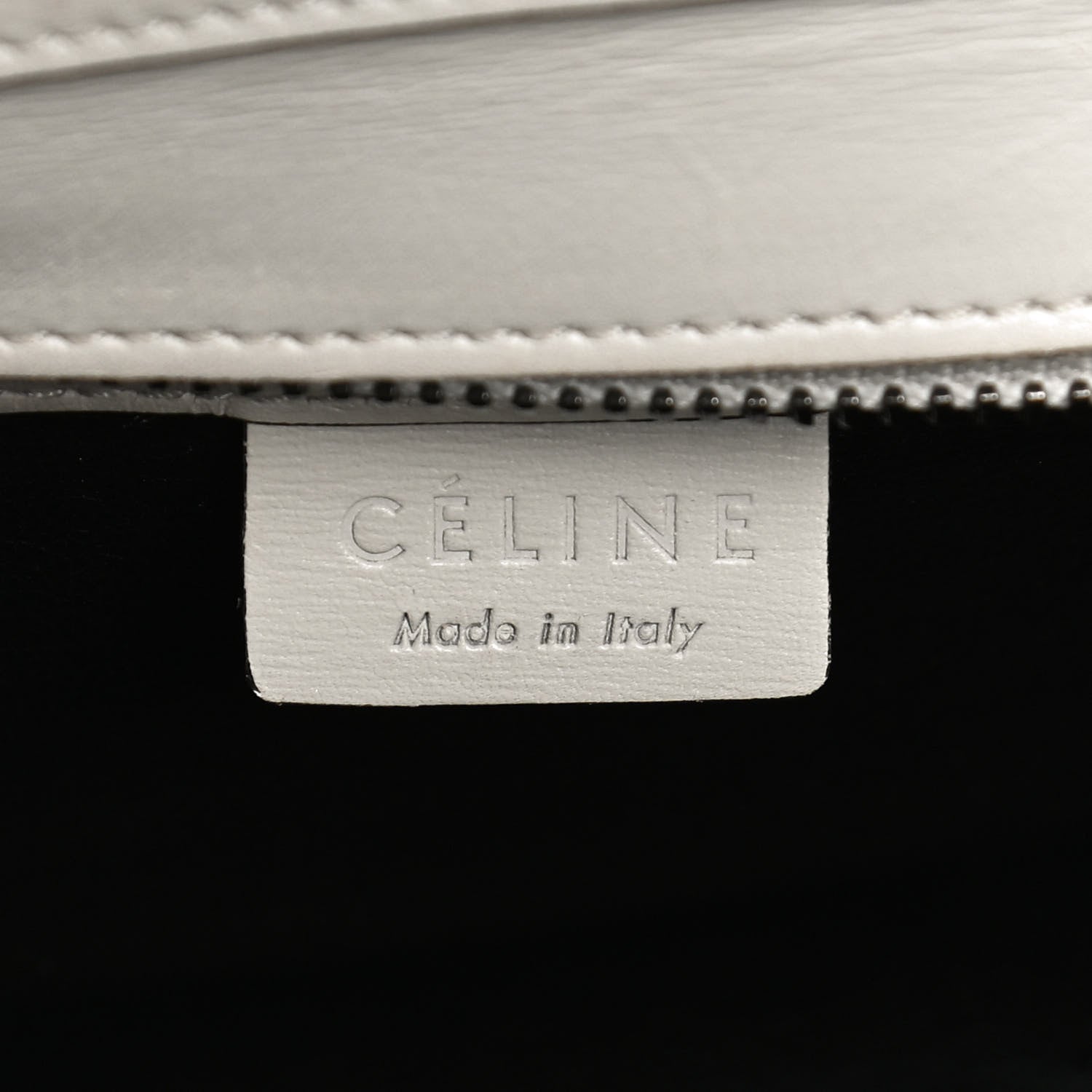 Celine Smooth Calfskin Nano Luggage White 6 of 11