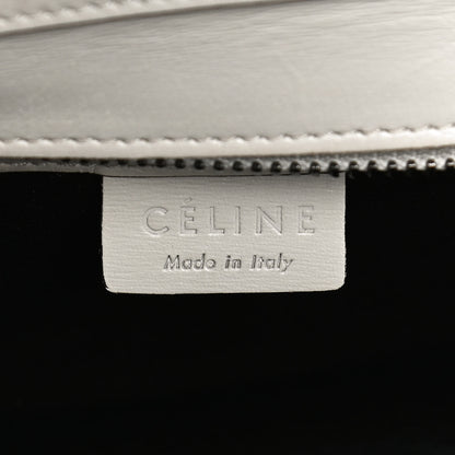 Celine Smooth Calfskin Nano Luggage White 6 of 11
