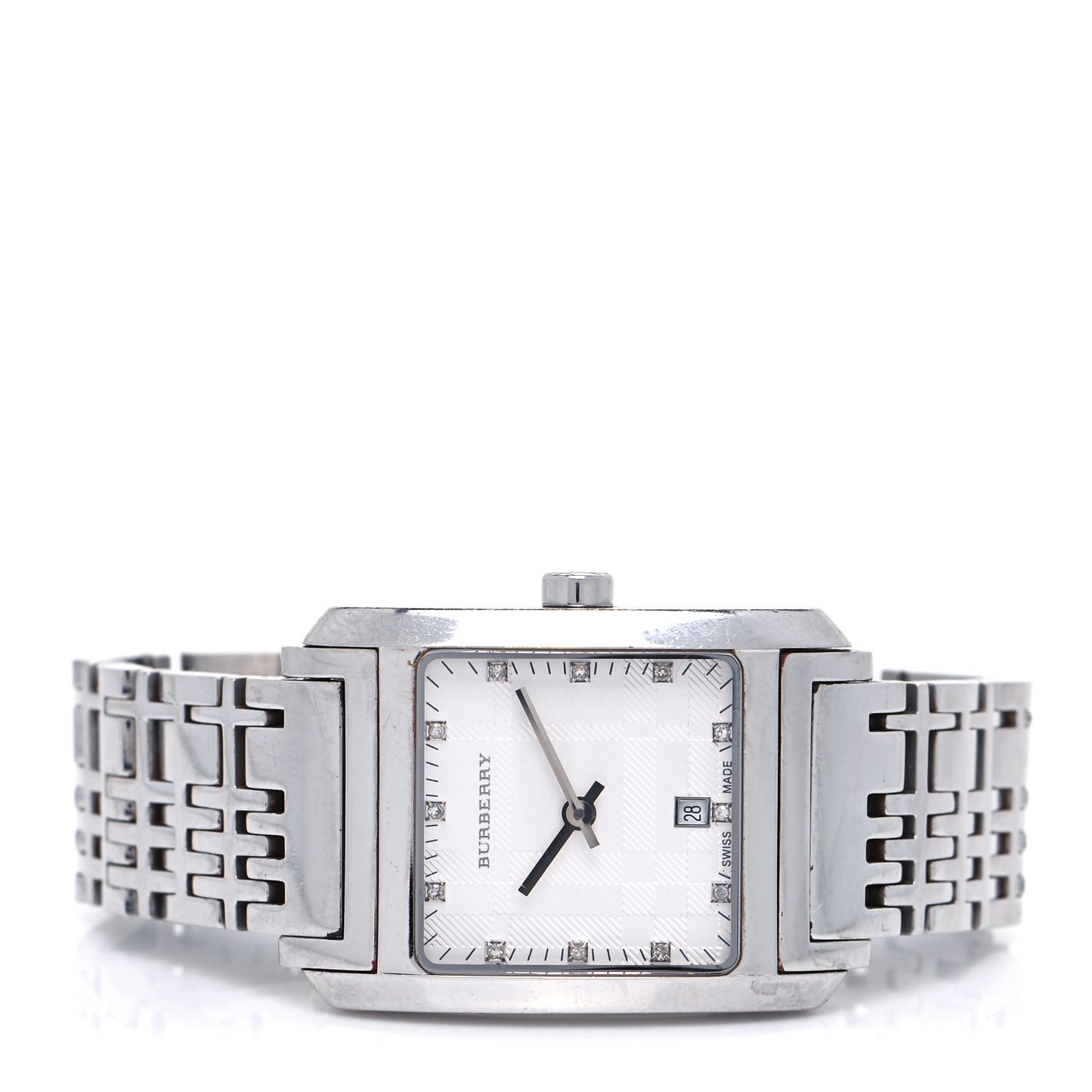 Stainless Steel Diamond 25mm Quartz Watch BU1583