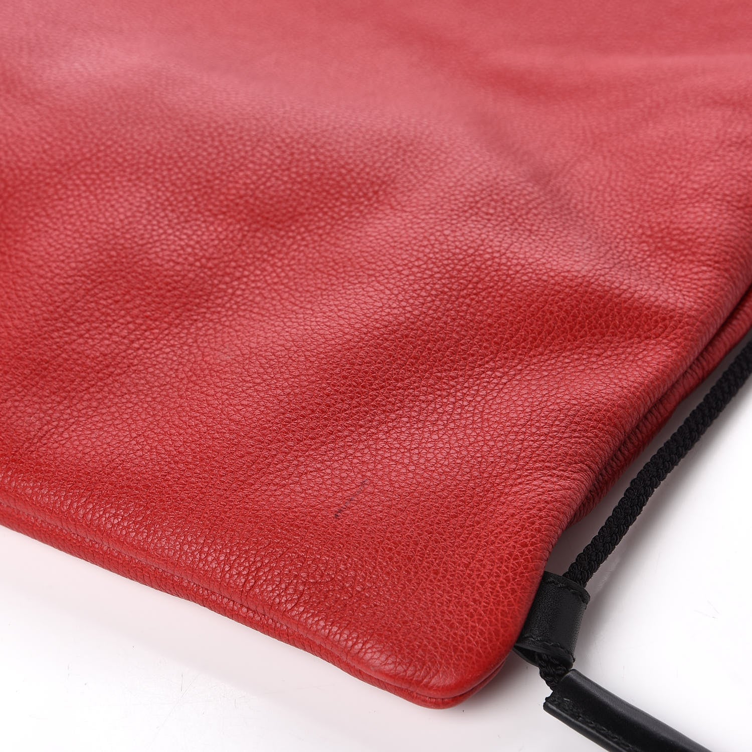 Gucci Calfskin Mens Logo Drawstring Backpack Red 13 of 13