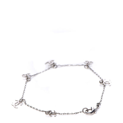 Chanel CC Charm Bracelet Silver 3 of 4