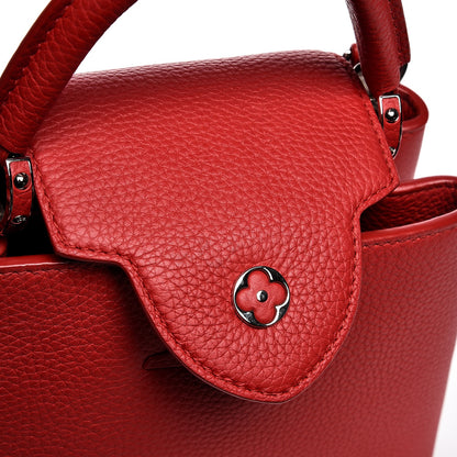 Louis Vuitton Taurillon Capucines BB Rubis 9 of 9
