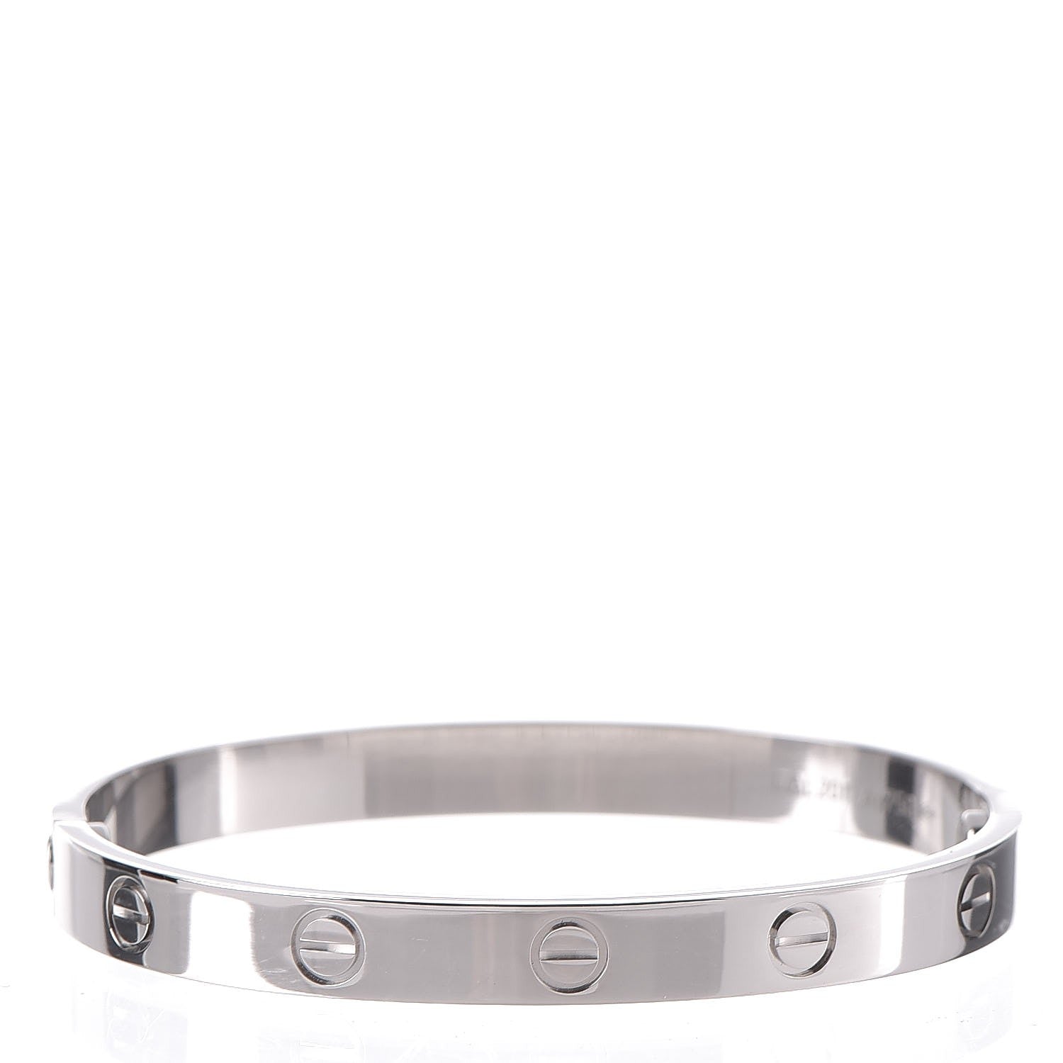 Cartier 18K White Gold LOVE Bracelet 16 3 of 7