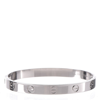 Cartier 18K White Gold LOVE Bracelet 16 3 of 7