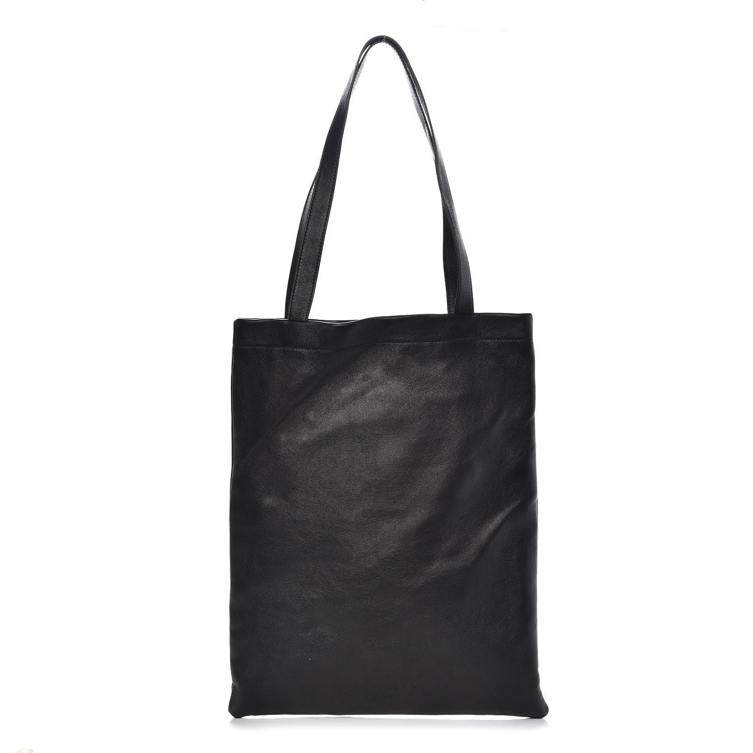 Saint Laurent Calfskin Tote Black 1 of 6