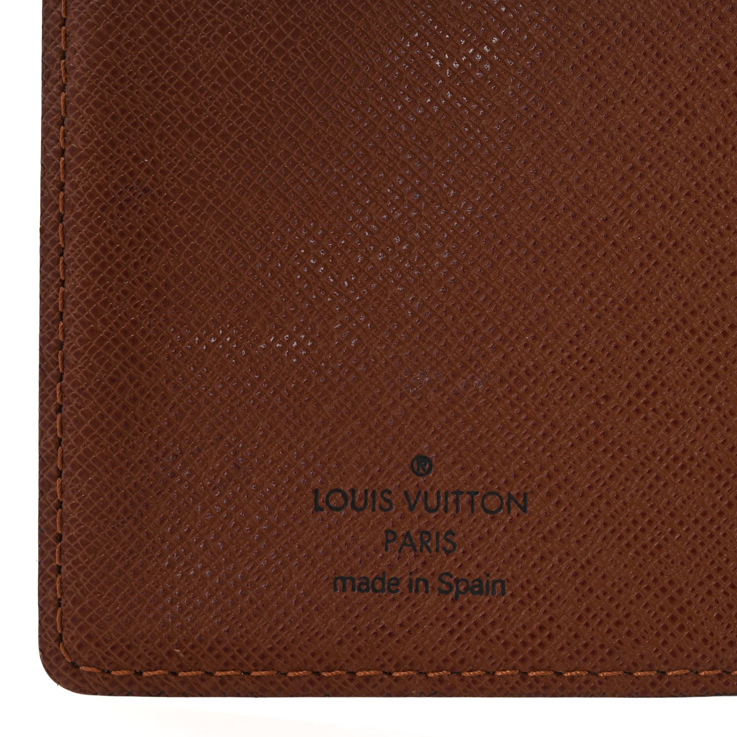 Monogram Pocket Agenda Cover