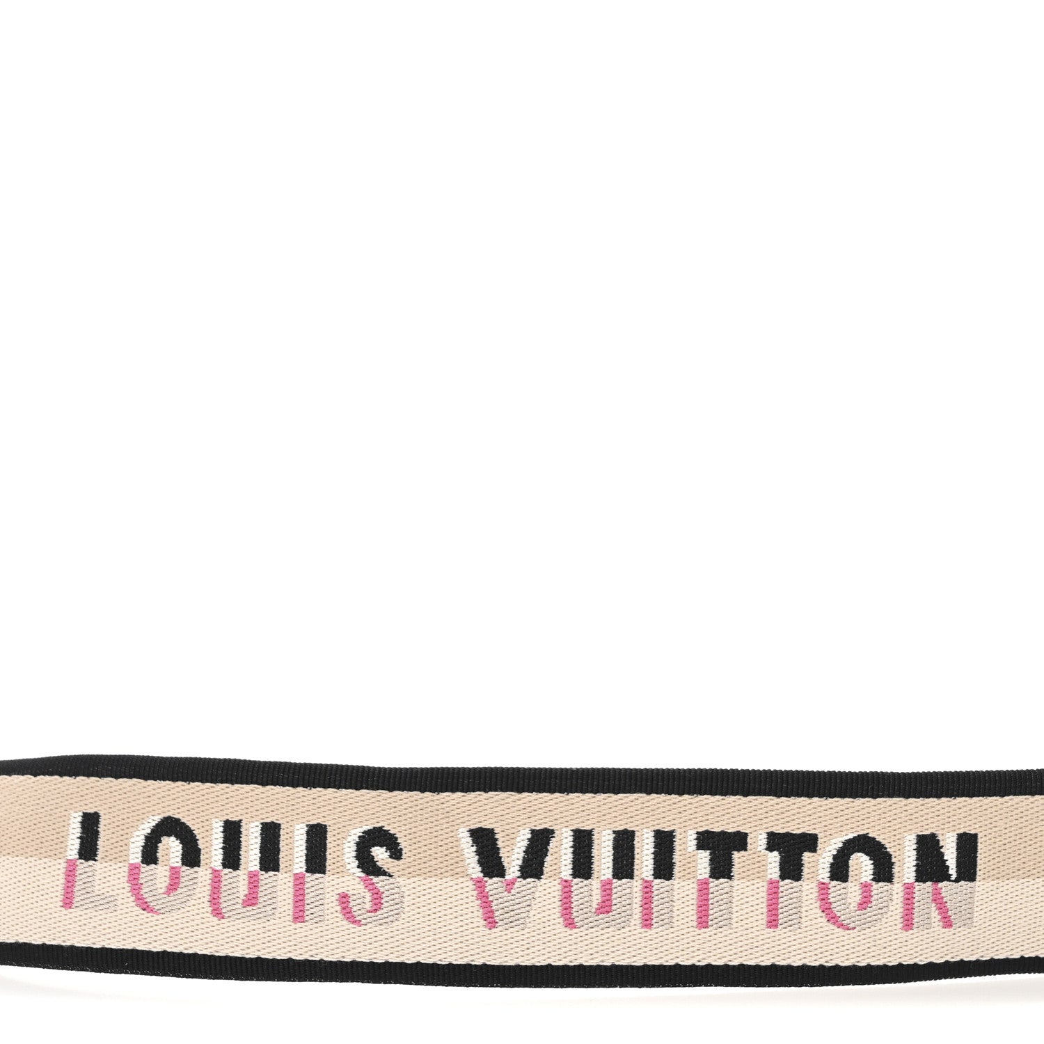 Louis Vuitton Jacquard Diane Shoulder Strap Black 4 of 6