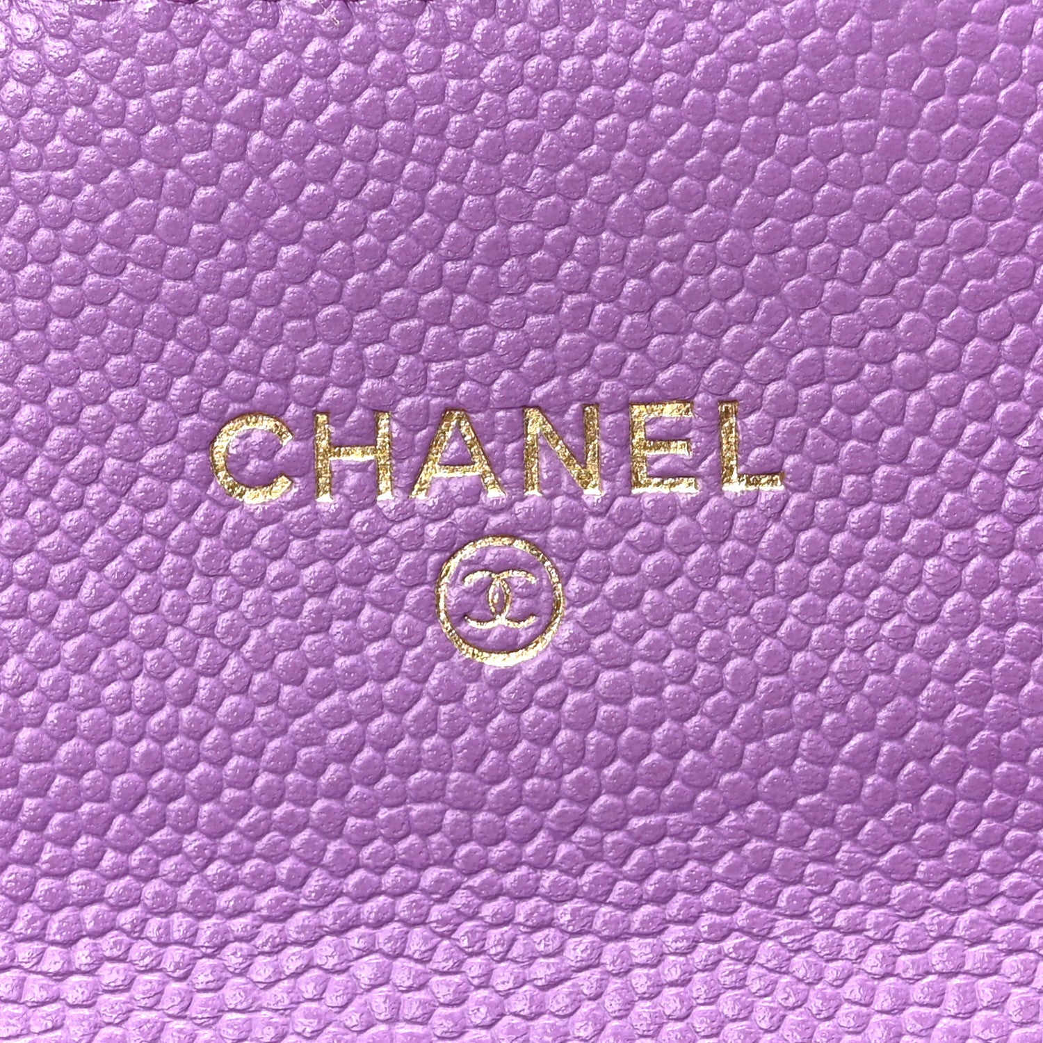 Chanel Caviar Quilted Medium Gusset Flap Wallet Purple 6 of 8
