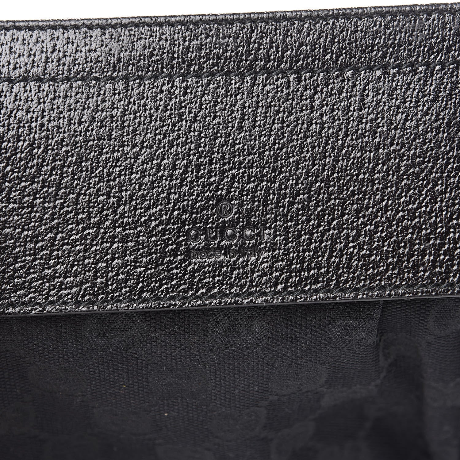 Gucci GG Monogram Double Pocket Belt Bag Black 8 of 10